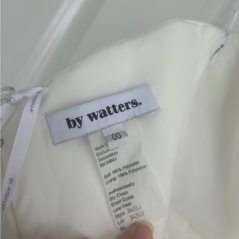 By Watters White Trifle Mini Dress - Picture 4 of 6